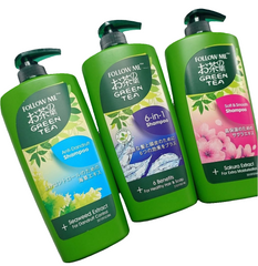 FOLLOW ME GREEN TEA SHAMPOO ASSORTED 650 ML