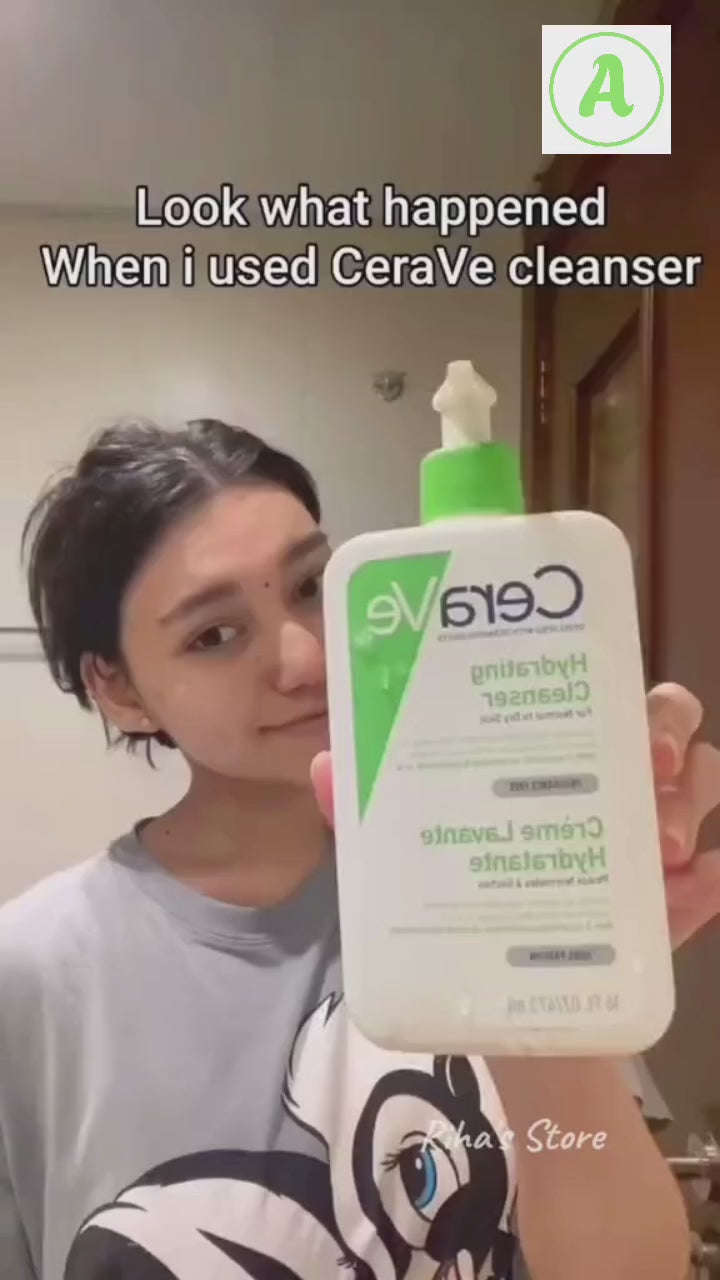 CeraVe Hydrating Facial Cleanser – Gentle Moisturizing Face Wash for Normal to Dry Skin