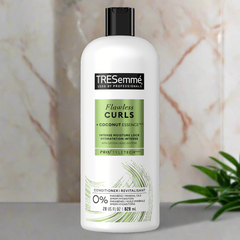 TRESMME FLOW LESS CURLS COCONUT ESSENCE CONDITIONER 828 ML