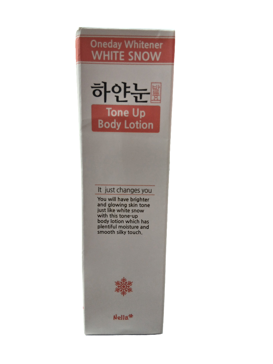 Nella Oneday Whitener White Snow Tone Up Body Lotion 250ml