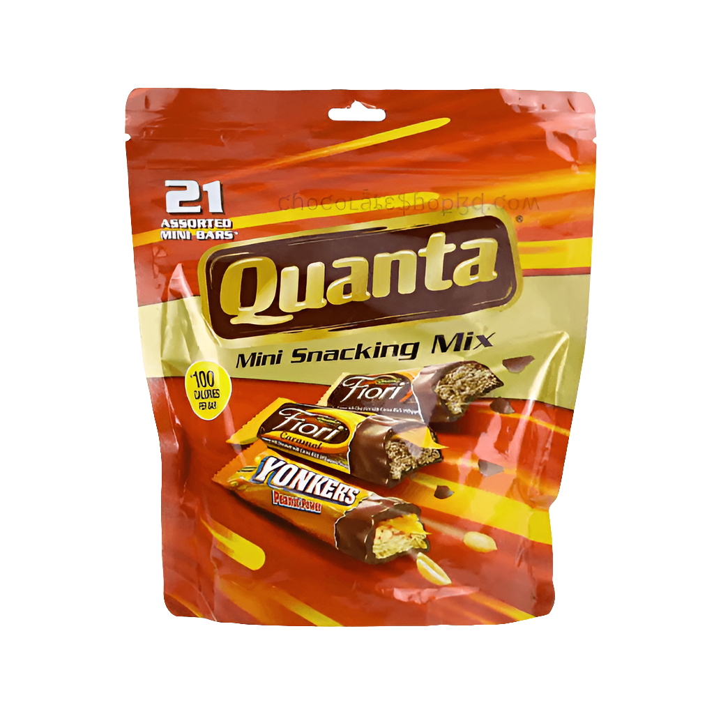 QUANTA MINI SNACKING MIX CHOCOLATE 21 PCS