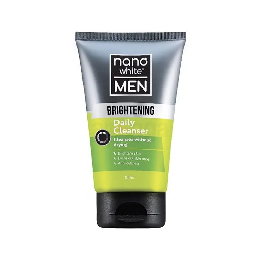 Nano White Men Brightening Daily Exfoliating Scrub To Improve Skin Tone Assorted 100ml