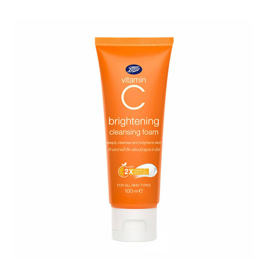 BOOTS VITAMIN C BRIGHTENING CLEANSING FOAM 100 ML