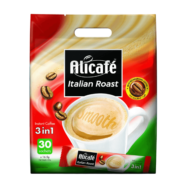 ALICAFE ITALIAN ROAST INSTANT COFFEE 3IN1 30 PCS