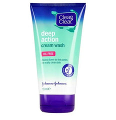 CLEAN & CLEAR DEEP ACTION CREAM WASH 150 ML