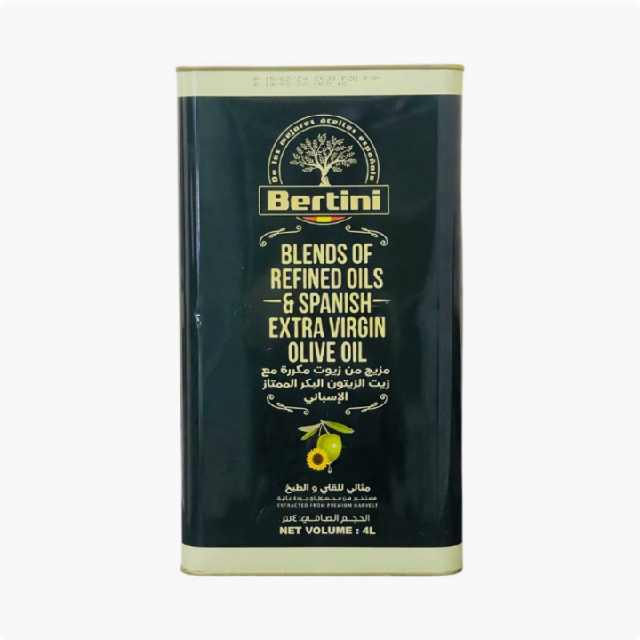 Bertini Spanish Oil With Extra Virgin Olive Oil 4L