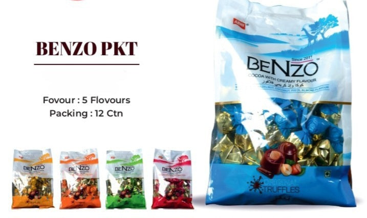 BENZO COCOA WITH CREAMY FLAVOUR  (Strawberry,Hazelnut, Coconut, Pista, Almond) 750 GM