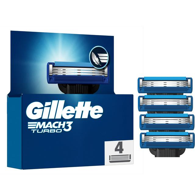 GILLETTE MACH 3 TRUBO 4 BLADES