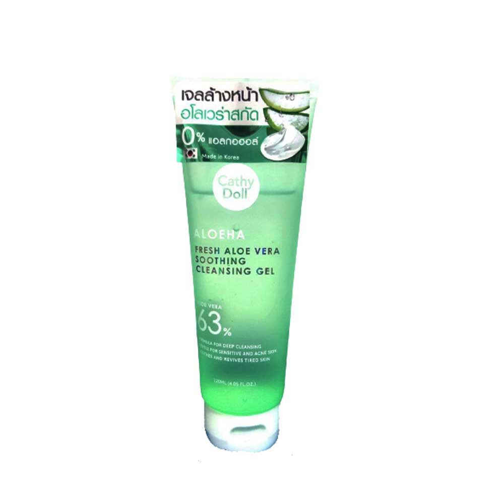 CATHY DOLL FRESH ALO VERA SOOTHING CLEANSING GEL 120 ML